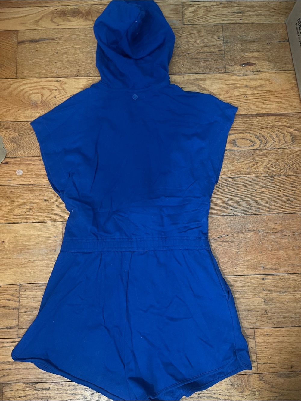 Hunter Royal Blue Hooded Short Romper - Picture 5 of 8